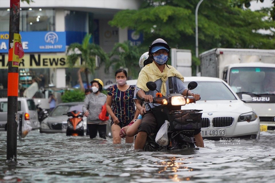 Ho Chi Minh City is about to welcome a period of heavy rain, with some places over 250 mm. Photo: Nguyen Chan