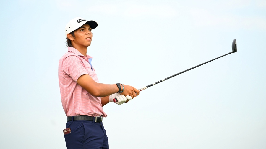 Charlie Woods at the Junior Players Championship 2026. Photo: US Sports