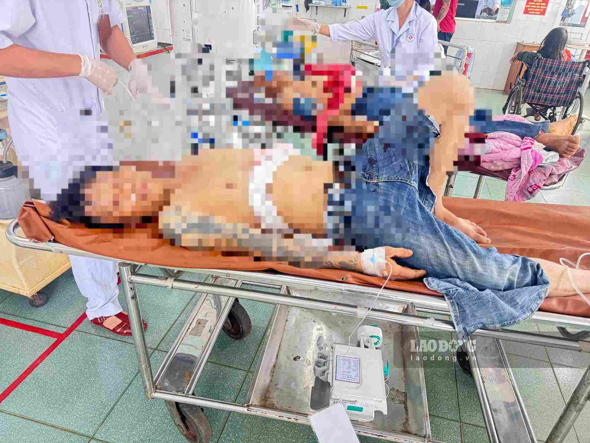 Sau khi gây án, N tự sát và được đưa đi cấp cứu tại Bệnh viện Đa khoa Đắk Nông. Ảnh: Cao Nguyên 