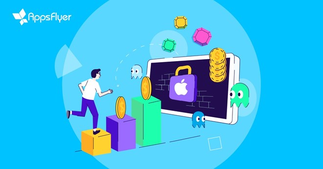 The applied economy in Vietnam is facing great opportunities with abundant marketing investment capital, especially in the fields of finance and games. Photo: AppsFlyer