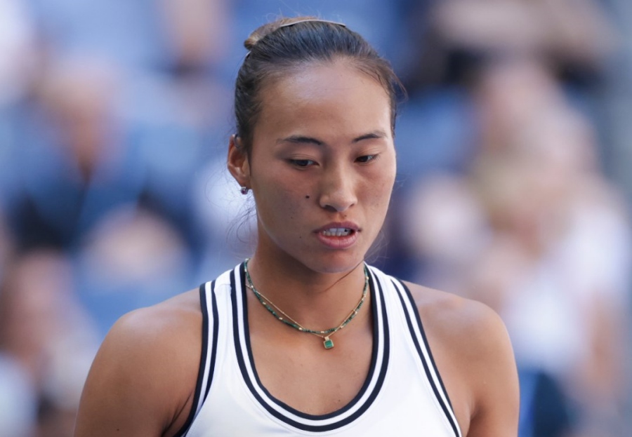Zheng Qinwen en quarts de finale de l'US Open pour la troisième fois. Photo: US Open