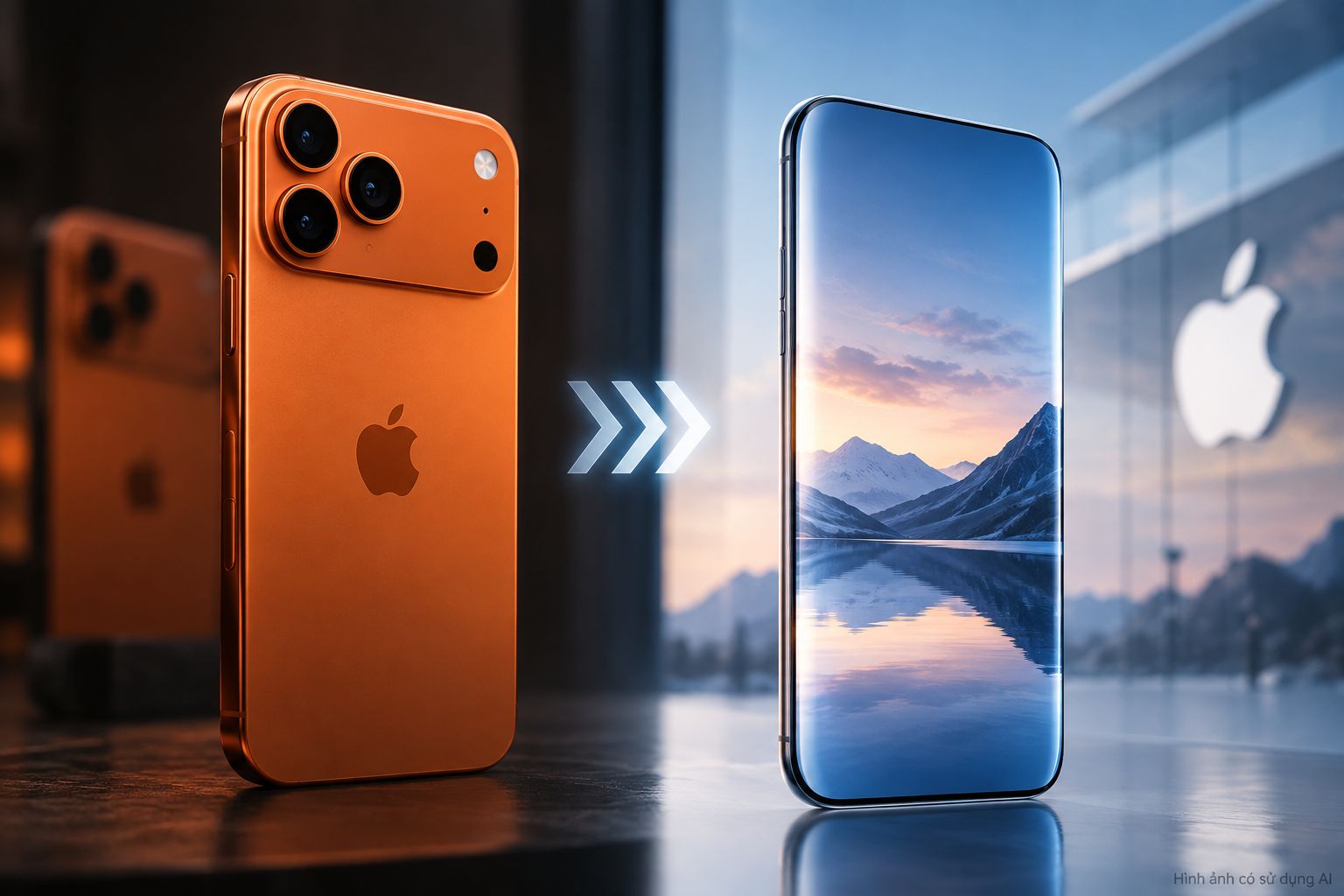 Apple is said to be preparing a series of major upgrades for the 20th anniversary iPhone model in 2027. Graphics: AI