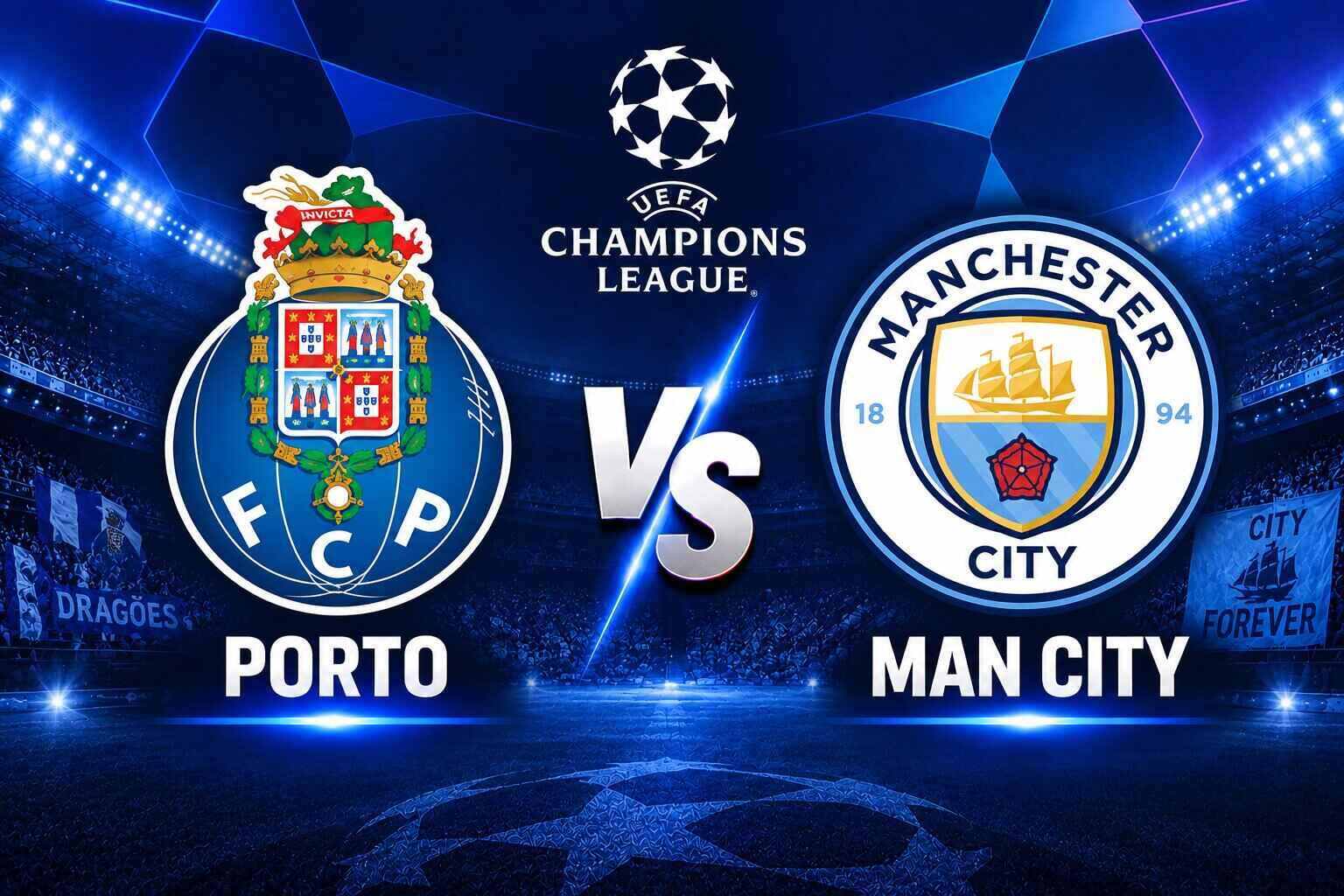 Porto vs Man City preview in the Champions League. Graphics: Van An
