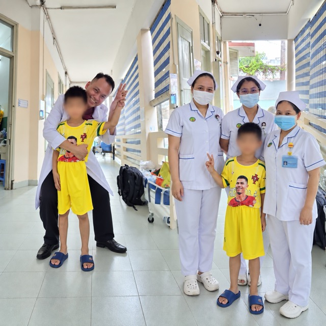 7-year-old boy recovered, discharged from the hospital after 15 days of treatment for encephalitis caused by EBV virus at Children's Hospital 2. Photo: Children's Hospital 2 provided on September 8, 2026