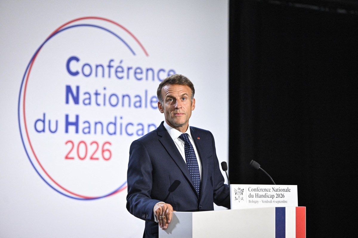 French President Emmanuel Macron speaks at an event on September 4, 2026. Photo: AFP
