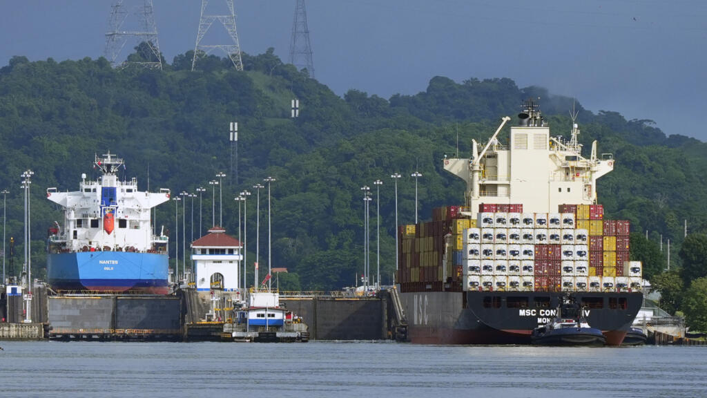 Panama Canal faces the risk of water shortage due to El Nino continuing to increase. Photo: AFP