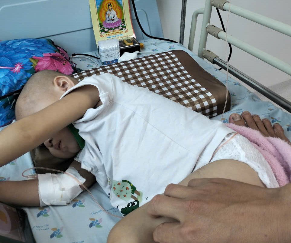 Baby Dat has blood cancer. Photo: Family provided