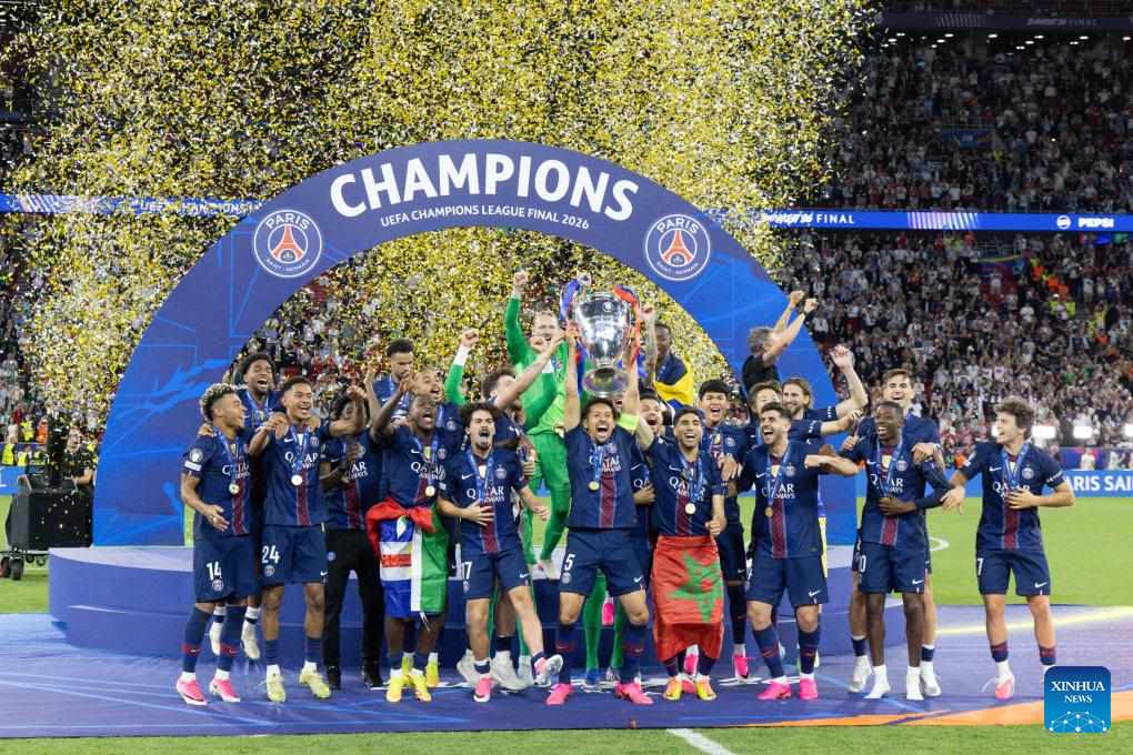 PSG đã 2 lần liên tiếp vô địch Champions League, nhưng năm nay theo dự đoán từ Opta, cơ hội để họ bảo vệ danh hiệu không nhiều. Ảnh: Xinhua