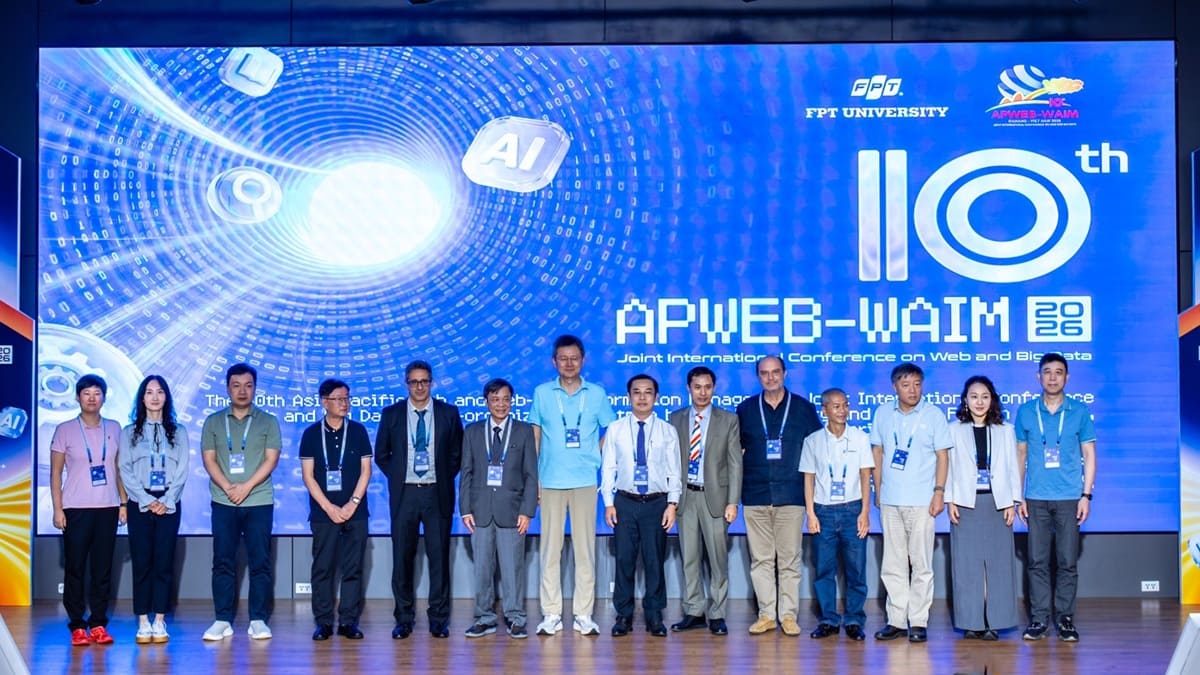 Many international experts and researchers in the fields of web, data, and AI participate in APWeb-WAIM 2026. Image source: FPT Education Division