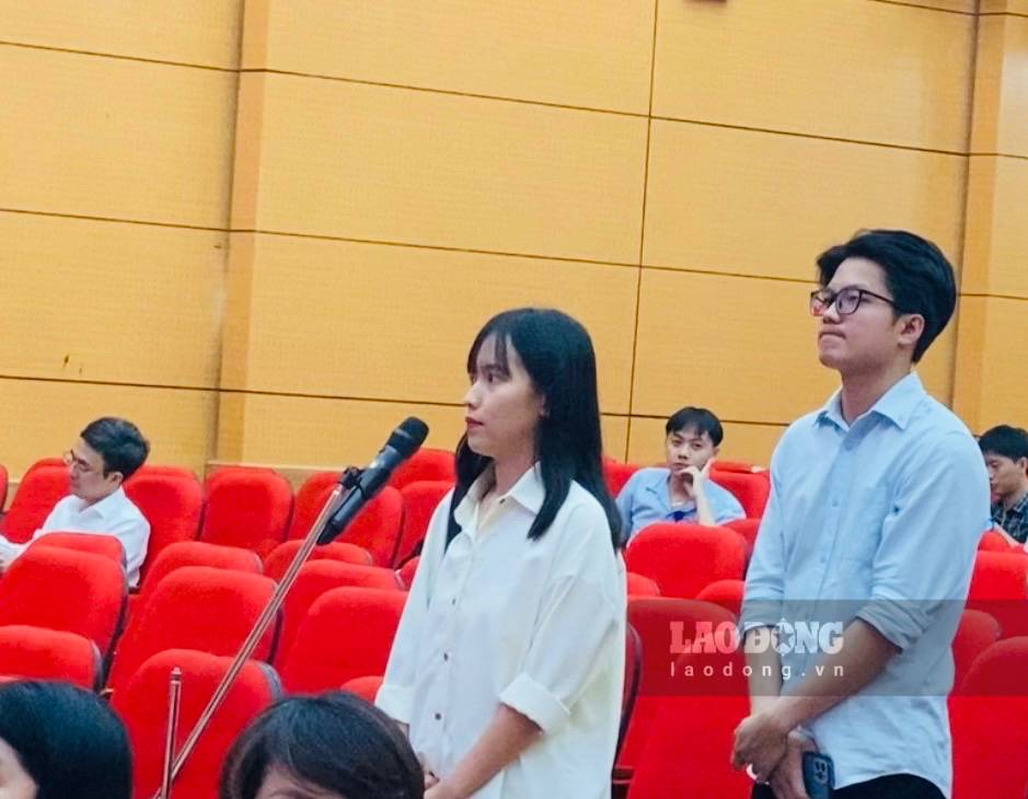 The moment doctors choose the resident doctor major during Match Day held on September 9, 2025 at Hanoi Medical University. Photo: Thuy Linh