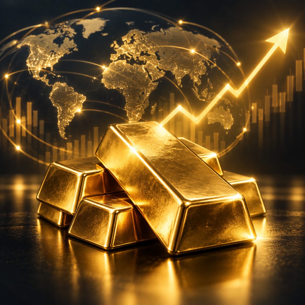 Gold prices rose sharply in August, while capital inflows into gold funds accelerated. Illustrative photo: AI.
