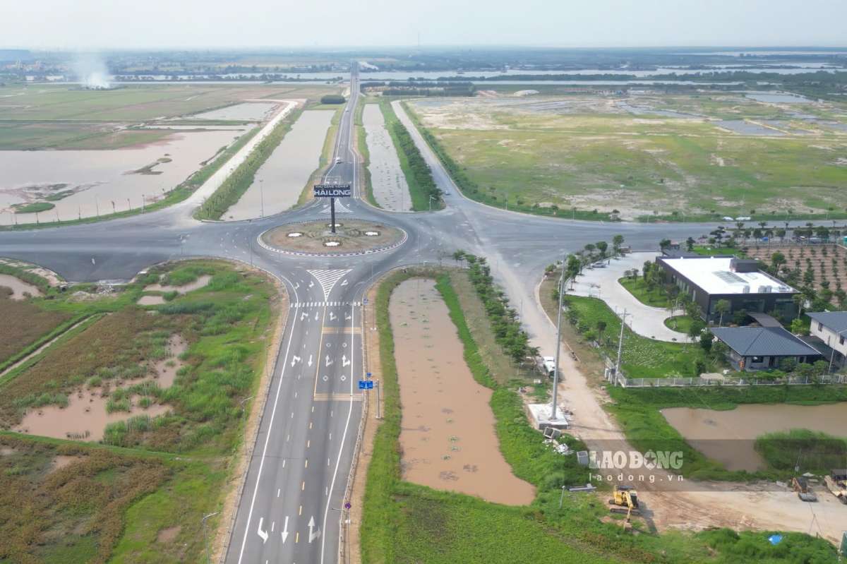 Overview of Hai Long Industrial Park in Dong Tien Hai commune, Hung Yen province. Photo: Luong Ha (taken in June 2026)