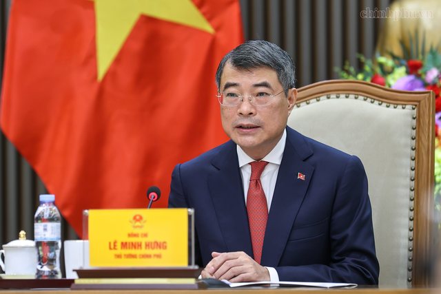 Politburo Member, Prime Minister Le Minh Hung. Photo: VGP