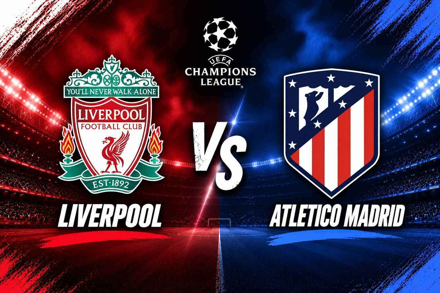 Liverpool vs Atletico Madrid Champions League Prediction. Graphics: Van An