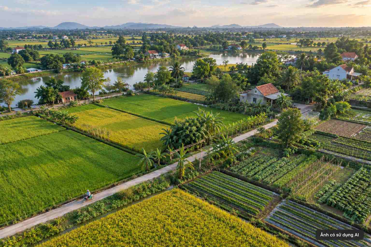 Voters propose adjusting the penalty level for building houses on agricultural land. Photo: AI