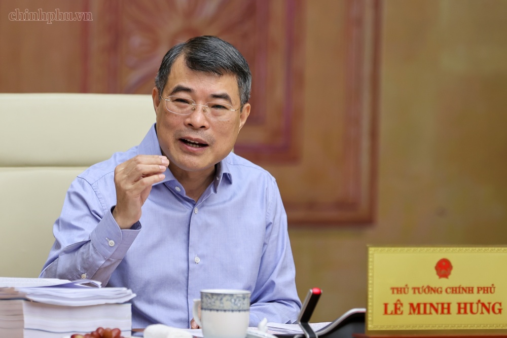 Politburo member, Prime Minister Le Minh Hung noted that it is necessary to truly cut and simplify administrative procedures and business conditions. Photo: chinhphu. vn/Nhat Bac