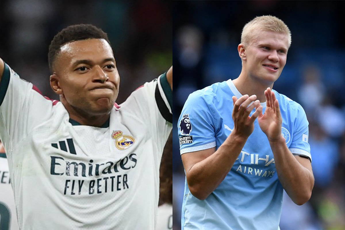 Mbappé y Haaland marcaron goles en su primer partido. Foto: AFP