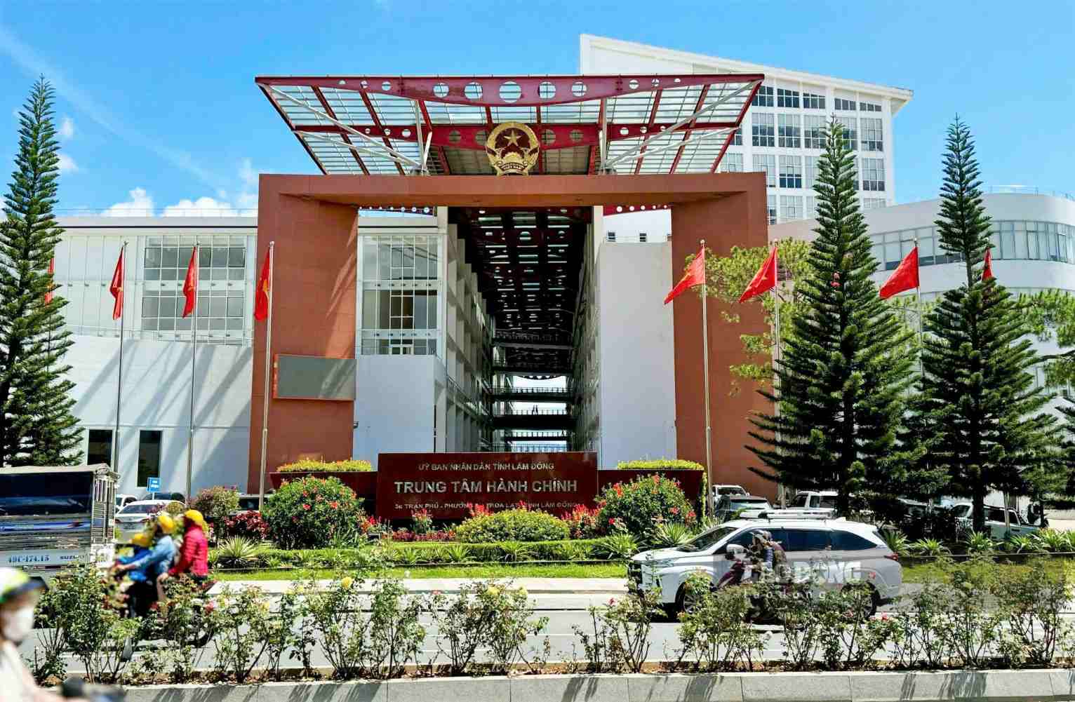 Lam Dong identifies collectives and individuals related to the policy of resignation according to Decree 178. Pictured is the Lam Dong Provincial Administrative Center. Photo: Morning photo 9.9 (Photo: Phuc Khanh)