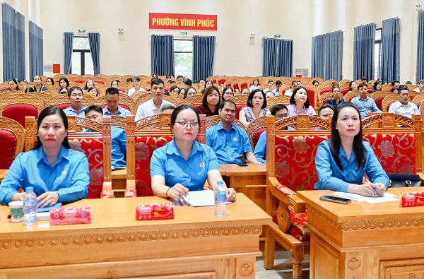 Trainees participating in the training class of the Phu Tho Provincial Labor Federation. Photo: Phu Tho Labor Federation posted on September 9