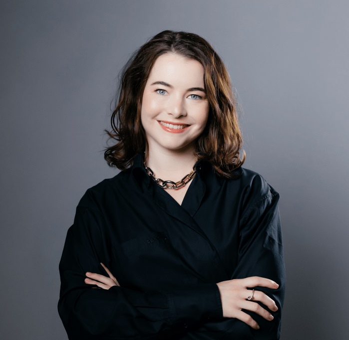 Bà Evgeniya Russkikh, Giám đốc Toàn cầu về Đào tạo An ninh mạng tại Kaspersky trả lời phỏng vấn Lao Động. Ảnh: Kaspersky