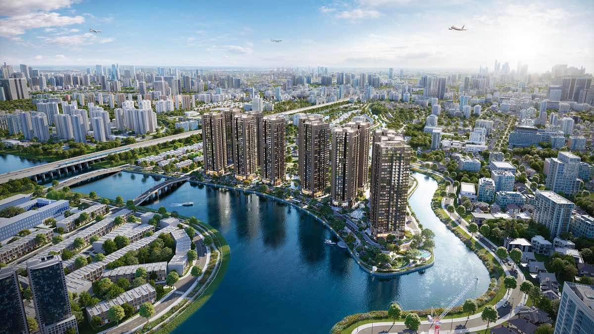 Overall architecture of 12 The Privé towers. Photo: BLUEMARQ Development