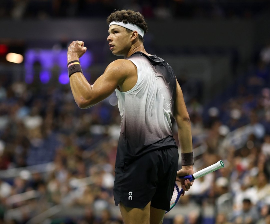 Ben Shelton lần thứ hai vào bán kết US Open. Ảnh: US Open
