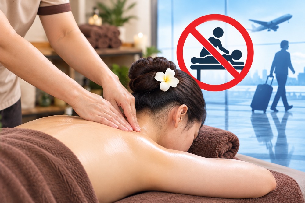 The law strictly prohibits sending Vietnamese workers to work abroad for massage work. Graphics: Cao Nguyen (with AI tool use)