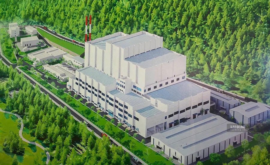 Perspective of Nghe An Waste-to-Energy Plant. Photo: Quang Dai
