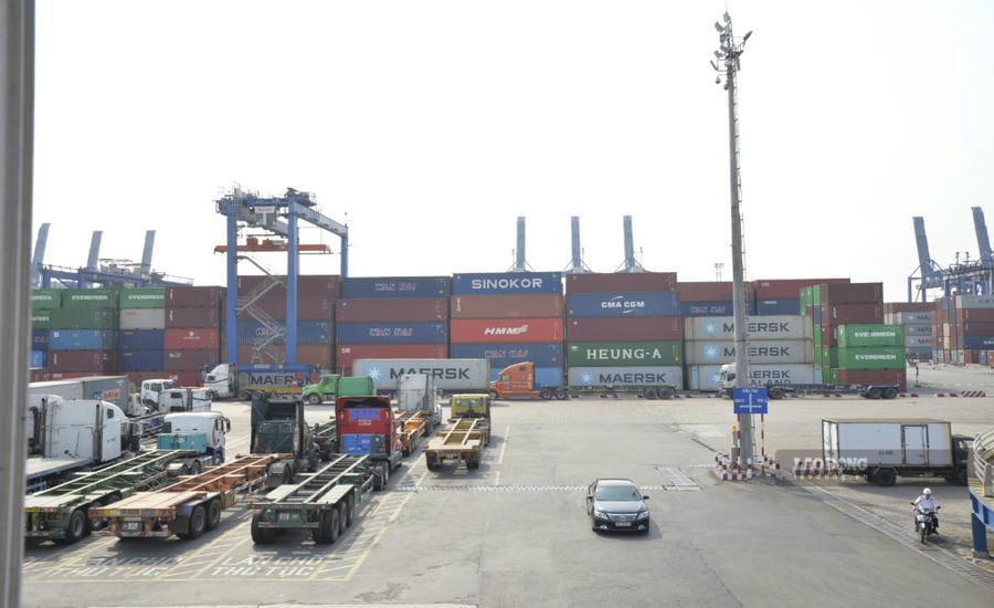 Technology applications are creating a shift in logistics management and operation. Illustrative photo: Ngoc Le (taken in January 2025)