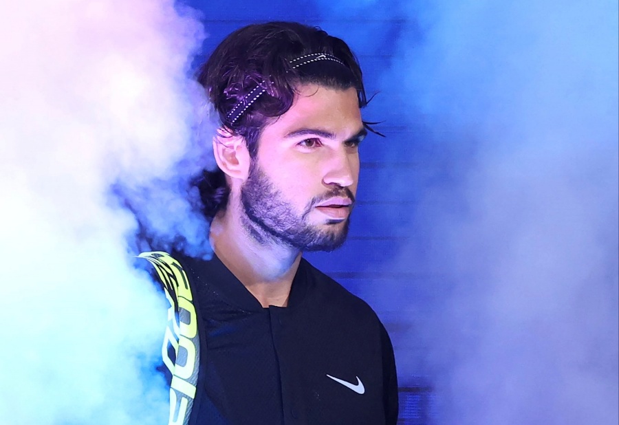 Carlos Alcaraz cannot be the one to break the curse against the defending champions at the US Open. Photo: US Open