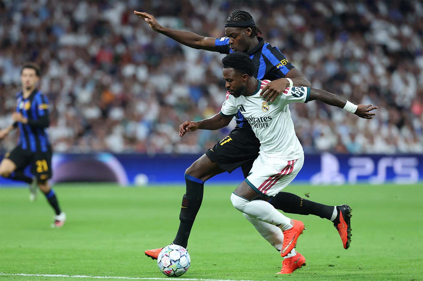 Vinicius had an unconvincing performance in Inter's victory. Photo: AFP