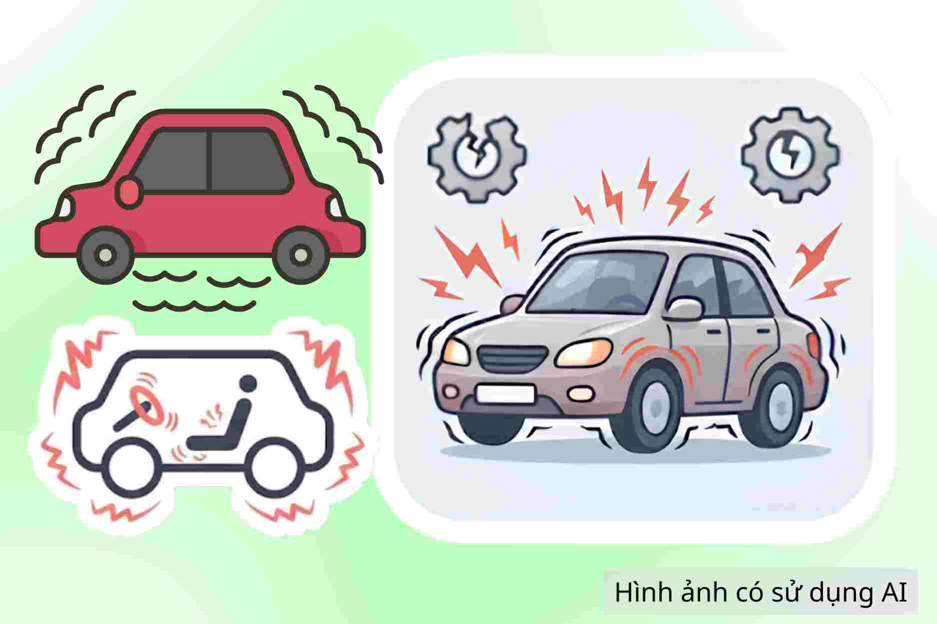 How to recognize a faulty car engine shock absorber system