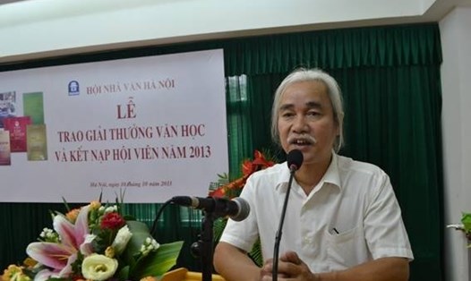Nhà phê bình Phạm Xuân Nguyên. Ảnh: Hội nhà văn Hà Nội
