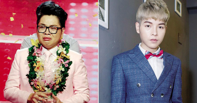 Ca sĩ Đức Phúc trước và sau khi tiến hành phẫu thuật thẩm mỹ. Ảnh: FBNV