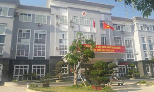 Trụ sở UBND huyện Phù Yên, Sơn La mới xảy ra vụ mất trộm. Ảnh Báo Xây dựng