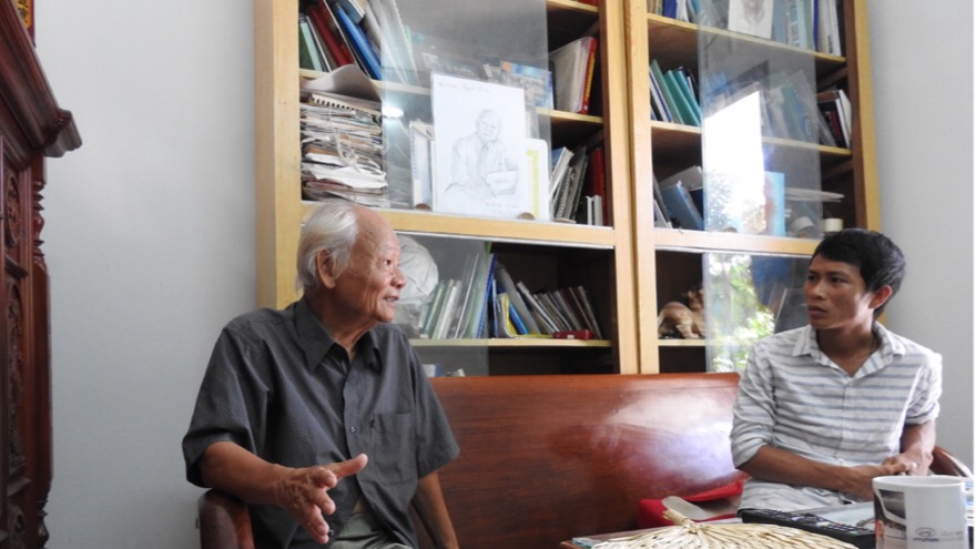 TS Nguyễn Tác An trao đổi với PV về sự việc vào sáng 21.7.