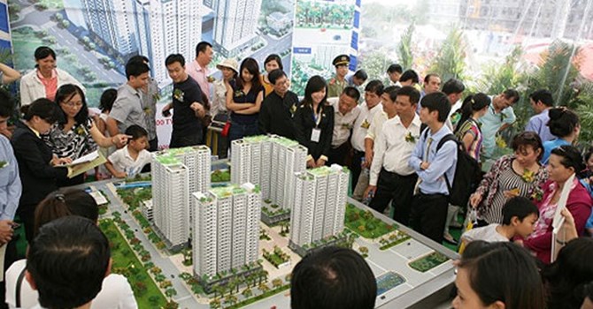 Không phải dự án bất động sản nào mở bán có đông người dự cũng hấp dẫn người mua. Ảnh minh họa.