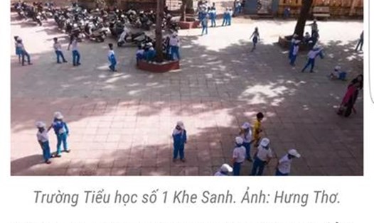 Năm học 2015-2016, khi Báo Lao Động phản ánh tình trạng lạm thu ở Trường Tiểu học số 1 Khe Sanh, nhà trường phải trả lại cho phụ huynh khoảng nửa tỉ đồng.