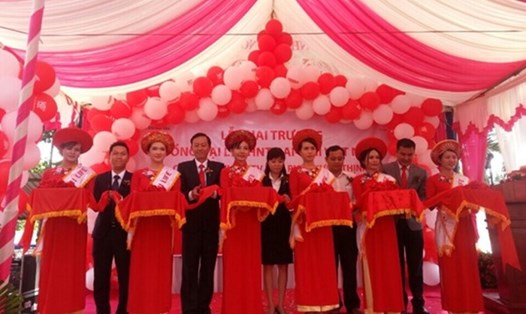 Dai-ichi Life Việt Nam khai trương văn phòng Tổng Đại lý tại huyện Chơn Thành, tỉnh Bình Phước. Ảnh: K.H