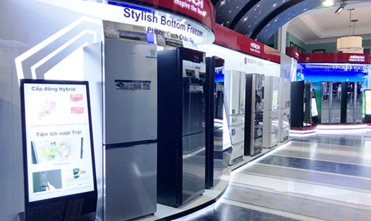 Các dòng tủ lạnh công nghệ Nhật với phong cách Châu Âu. Ảnh: K.H