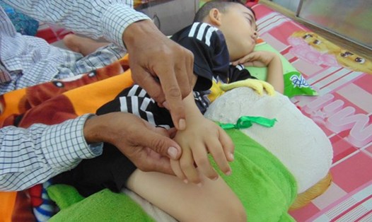 Cháu Nguyễn Lê Khánh Duy đã hồi phục sức khỏe.