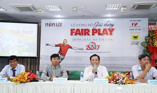 BTC giới thiệu về giải Fair Play 2017. Ảnh: Phạm Huy