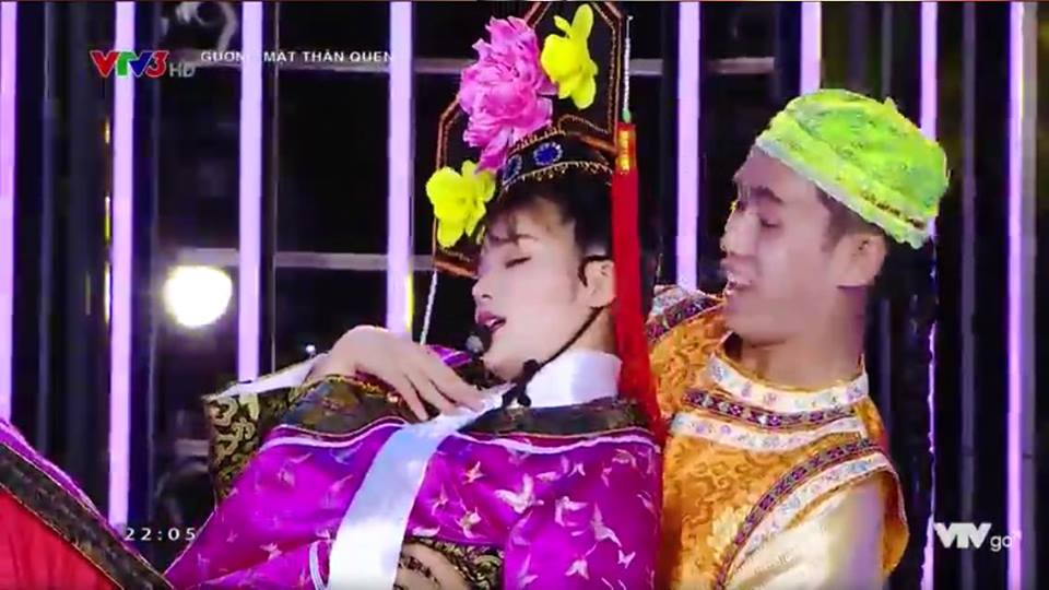 Tiểu Yến Tử phiên bản Việt làm náo loạn sân khấu. Ảnh: VTV3.