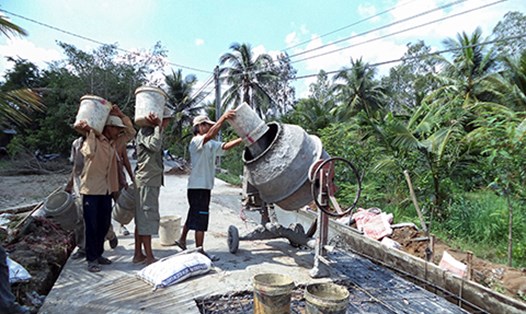 Một công trình được thực hiện theo phương châm “Dân biết, dân bàn, dân làm, dân kiểm tra” tại ấp 1, xã Phú Nhuận, Bến Tre (ảnh minh họa)