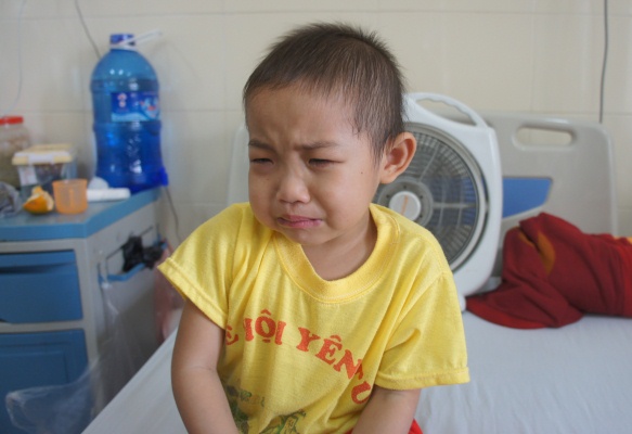 Bé Lý Ngọc Thu tại Bệnh viện K3 Tân Triều