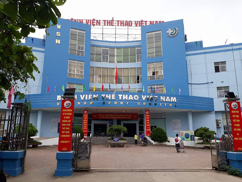 Bệnh viện Thể thao VN- nơi xảy ra vụ việc (Ảnh: PV)