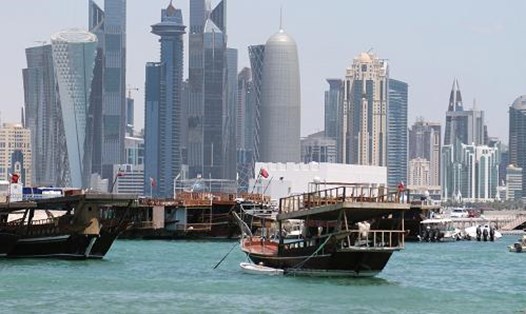4 quốc gia Saudi Arabia, Bahrain, Các tiểu Vương quốc Arab thống nhất (UAE), Ai Cập đã đồng loạt cắt đứt quan hệ ngoại giao với Qatar. Ảnh: CNBC