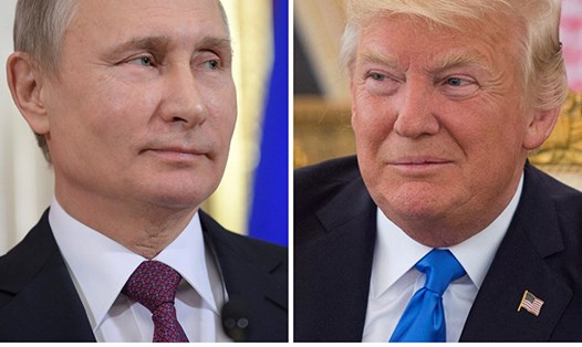 Tổng thống Nga Vladimir Putin và Tổng thống Mỹ Donald Trump. Ảnh: Reuters
