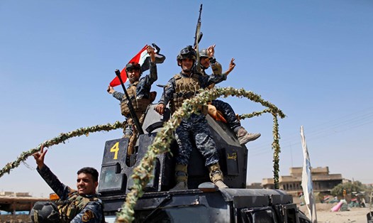 Quân đội Iraq hoàn toàn đẩy lui khủng bố IS ở Mosul, thành trì cuối cùng của IS tại nước này. Ảnh: Reuters