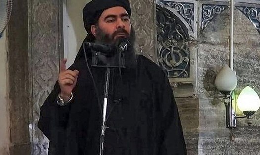 Thủ lĩnh tối cao của nhóm Abu Bakr al-Bahgdadi. Ảnh: EPA
